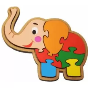 Quebra Cabeça Elefante 7 Peças