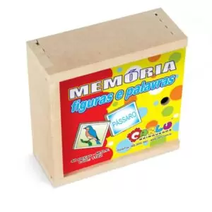 Jogo Da Memória Figuras E Palavras - Alfabetização 40 Peças