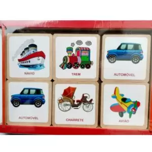 Jogo Da Memória Meio De Transporte