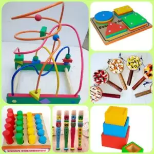 Kit De Brinquedos E Instrumentos Infantis Primeira Infância