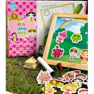Painel Magnético Dupla Face Era Uma Vez Princesa