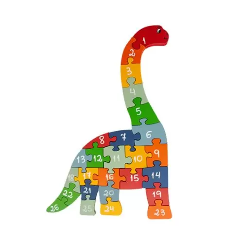 Quebra Cabea Dinossauro Alfabeto E Numerais Grande - Image 2