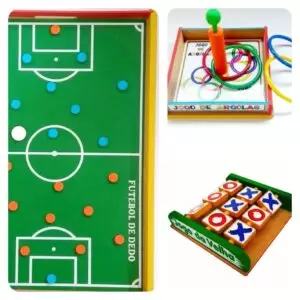 Kit De 3 Jogos Tradicionais Educativos