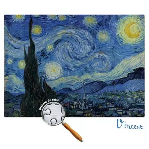 Quebra Cabeça Van Gogh - A Noite Estrela 1000 Peças - Image 4