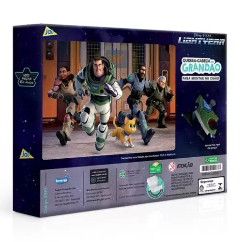 Quebra Cabeça Grandão  Lightyear 120 Peças - Image 3