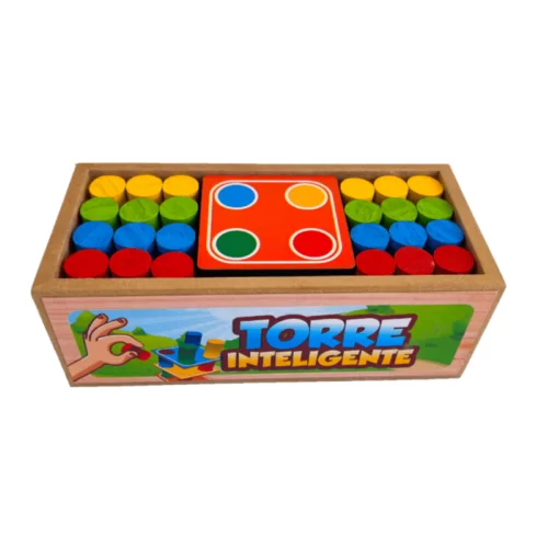 TORRE INTELIGENTE JOGO EDUCATIVO DE MADEIRA - Image 2