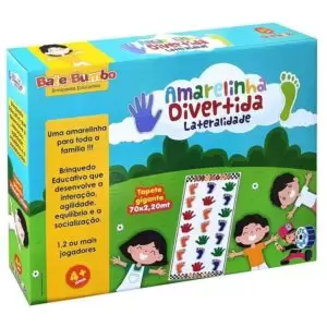 AMARELINHA DIVERTIDA LATERALIDADE BATE BUMBO 2 METROS LONA