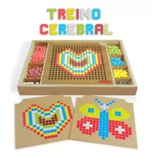 BRINQUEDO EDUCATIVO TREINO CEREBRAL COORDENAÇÃO RACIOCÍNIO
