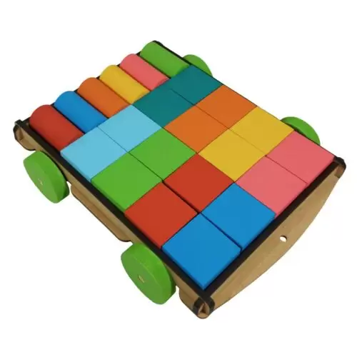CARRO EDUCATIVO COM FORMAS GEOMÉTRICAS