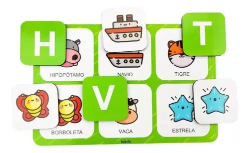 LOTO DAS LETRAS BRNQUEDO EDUCATIVO DE MADEIRA - Image 3