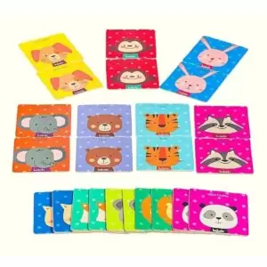 SUPER JOGO DA MEMÓRIA ANIMAIS BABEBI PEÇAS GRANDES