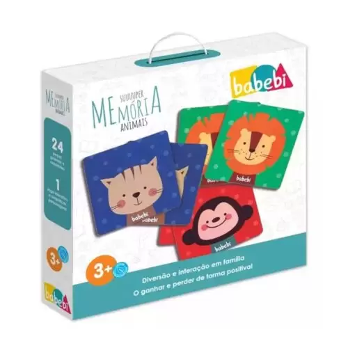 SUPER JOGO DA MEMÓRIA ANIMAIS BABEBI PEÇAS GRANDES - Image 6