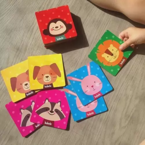 SUPER JOGO DA MEMÓRIA ANIMAIS BABEBI PEÇAS GRANDES - Image 4