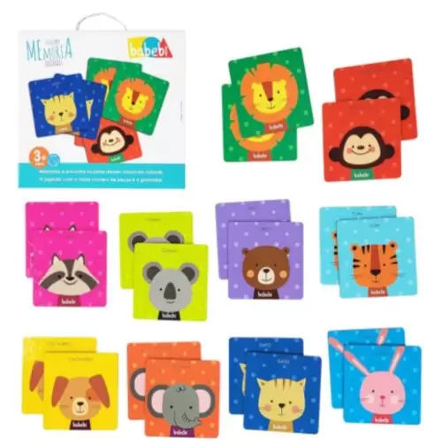 SUPER JOGO DA MEMÓRIA ANIMAIS BABEBI PEÇAS GRANDES - Image 2