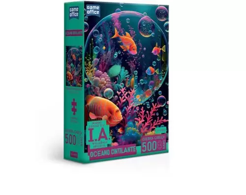 QUEBRA CABEÇA  IA OCEANO CINTILANTE 500 PEÇAS NANO PUZZLE