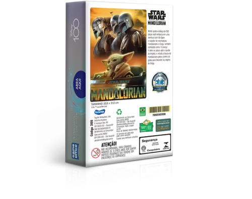 QUEBRA CABEÇA STAR WARS THE MANDALORIAN YODA 500 PEÇAS NANO - Image 2