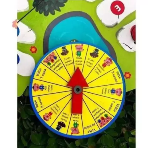 CORRA, O LOBO VEM AI JOGO DE TABULEIRO EDUCATIVO 3 PORQUINHO - Image 5