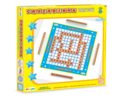 CRUZADINHA JOGO EDUCATIVO ALFABETIZAÇÃO 120 PEÇAS - Image 9