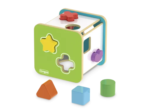 CUBO DIDÁTICO FORMAS GEOMÉTRICAS MADEIRA 1 ANO+ - Image 3
