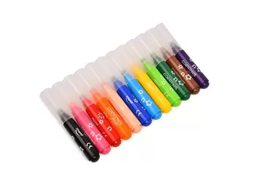CANETA HIDROGRÁFICA COLOR PEPS MINI JUMBO COM 12 CORES MAPE - Image 3