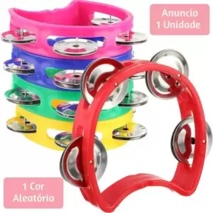 MEIA LUA INSTRUMENTO MUSICAL INFANTIL COLORIDO