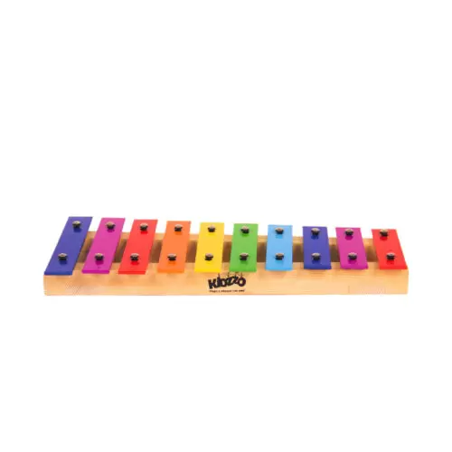 METALOFONE COLORIDO 10 PEÇAS COM BAQUETAS KIDZZO - Image 3