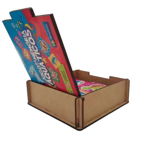 JOGO DA MEMÓRIA AQUÁTICOS 30 PÇS MADEIRA CX COM TAMPA - Image 6