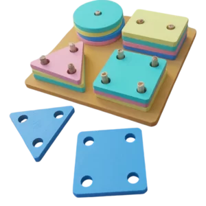 PRANCHA DE FORMAS CANDY BRINQUEDO EDUCATIVO