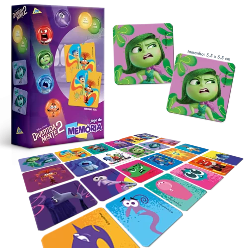 JOGO DA MEMÓRIA DIVERTIDAMENTE2 48 PEÇAS GRANDES