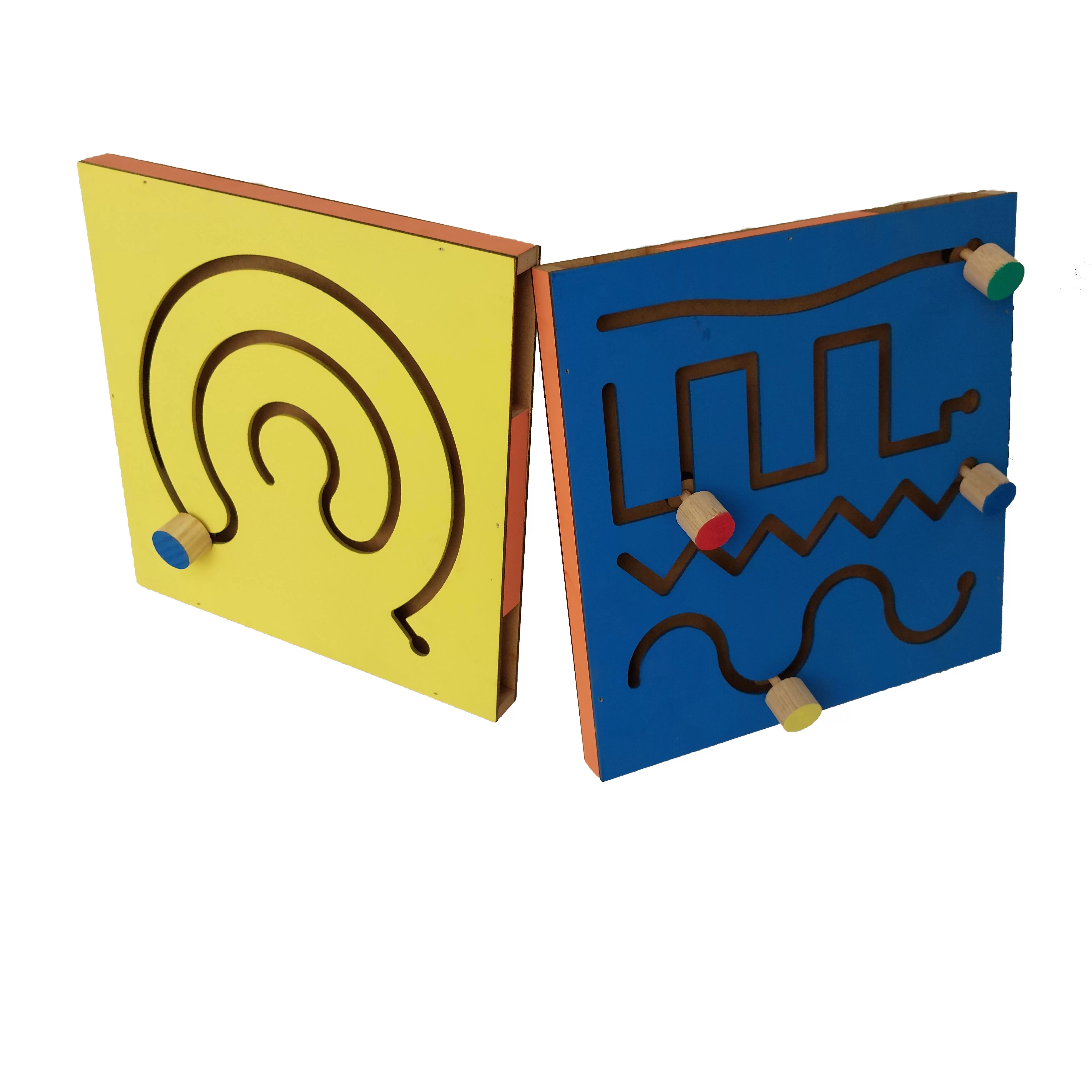 KIT COM 4 PAINEL PSICOMOTOR LINHAS VAZADAS EDUCATIVO - Image 3