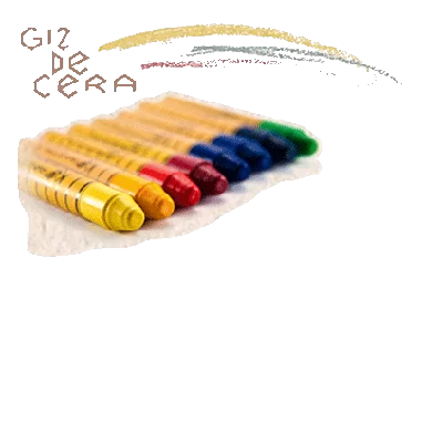 GIZ DE CERA DE ABELHA BASTÃO KIT 8 CORES PRIMARIAS BASICAS - Image 2